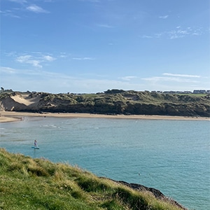 Crantock Beach in Cornwall 